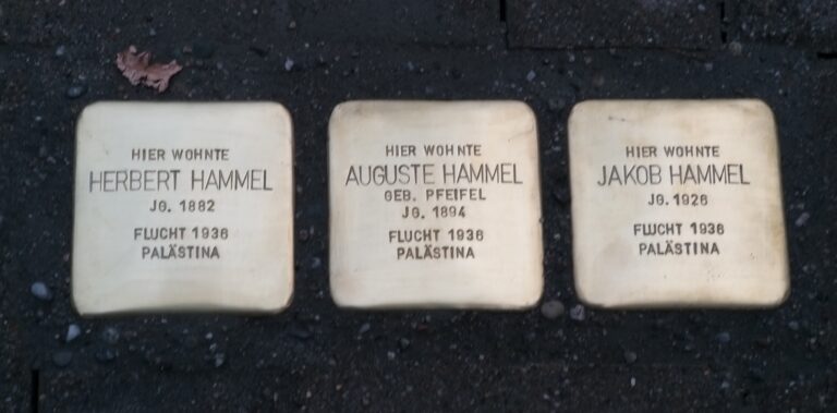 Zweite Stolpersteinverlegung in Ilvesheim