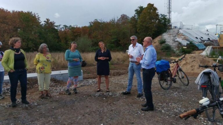 Fahrrad-Infotour zum Radschnellweg mit Verkehrsminister Winne Hermann