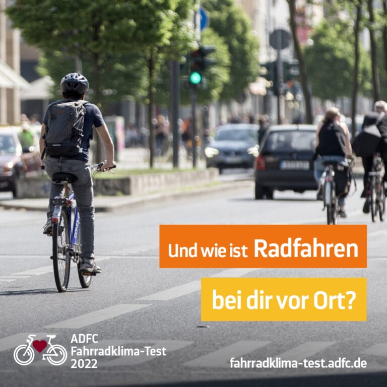 ADFC Fahrradklima – Test 2022